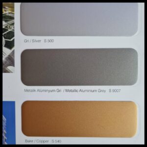 Алюминиевая композитная панель SARAY Aluface - FR S 9007 Metallic Aluminium Grey